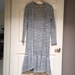 Free People open front cardigan sweater duster
